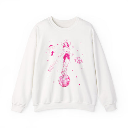 Western Cowgirl Howdy Sweatshirt – Disco Rodeo Space Bachelorette Pullover