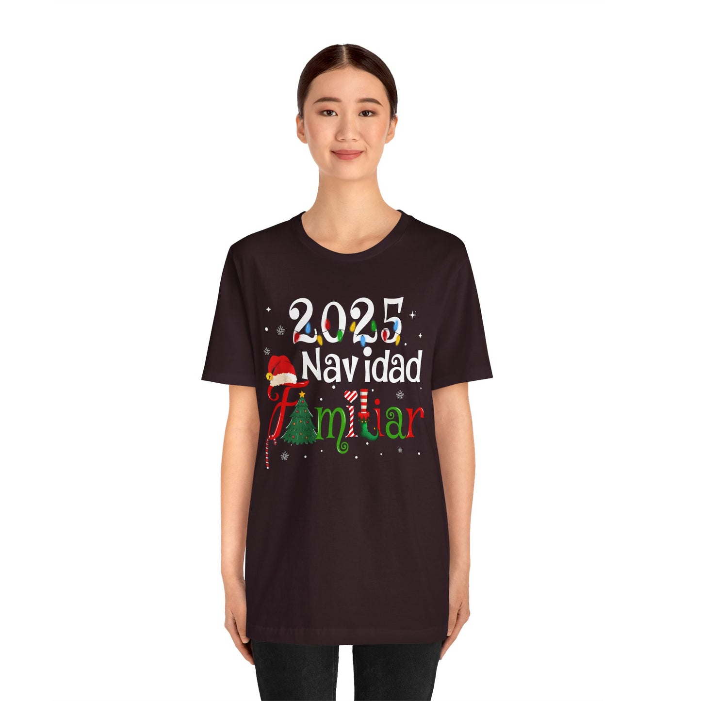 Navidad Familiar 2025 Shirt – Spanish Feliz Navidad Matching Holiday Tee