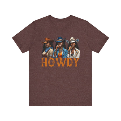 Howdy Black Cowgirl Shirt – Western Rodeo Melanin African American Tee