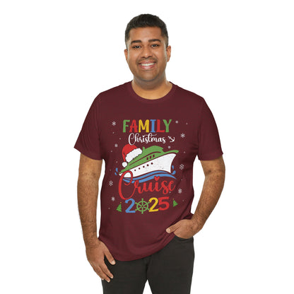Family Christmas Cruise 2025 Shirt – Matching Cruisemas Family Vacation Tee, Holiday Boat Trip Outfit