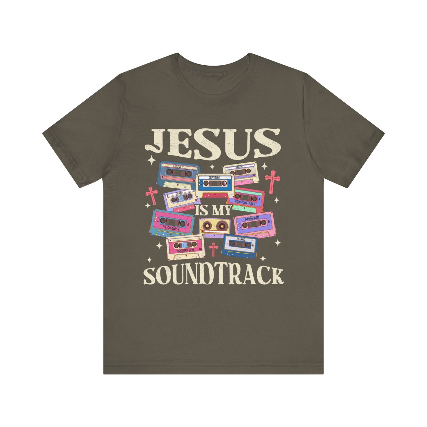 Jesus Is My Soundtrack Shirt – Christian Worship Music Faith Tee for Believers