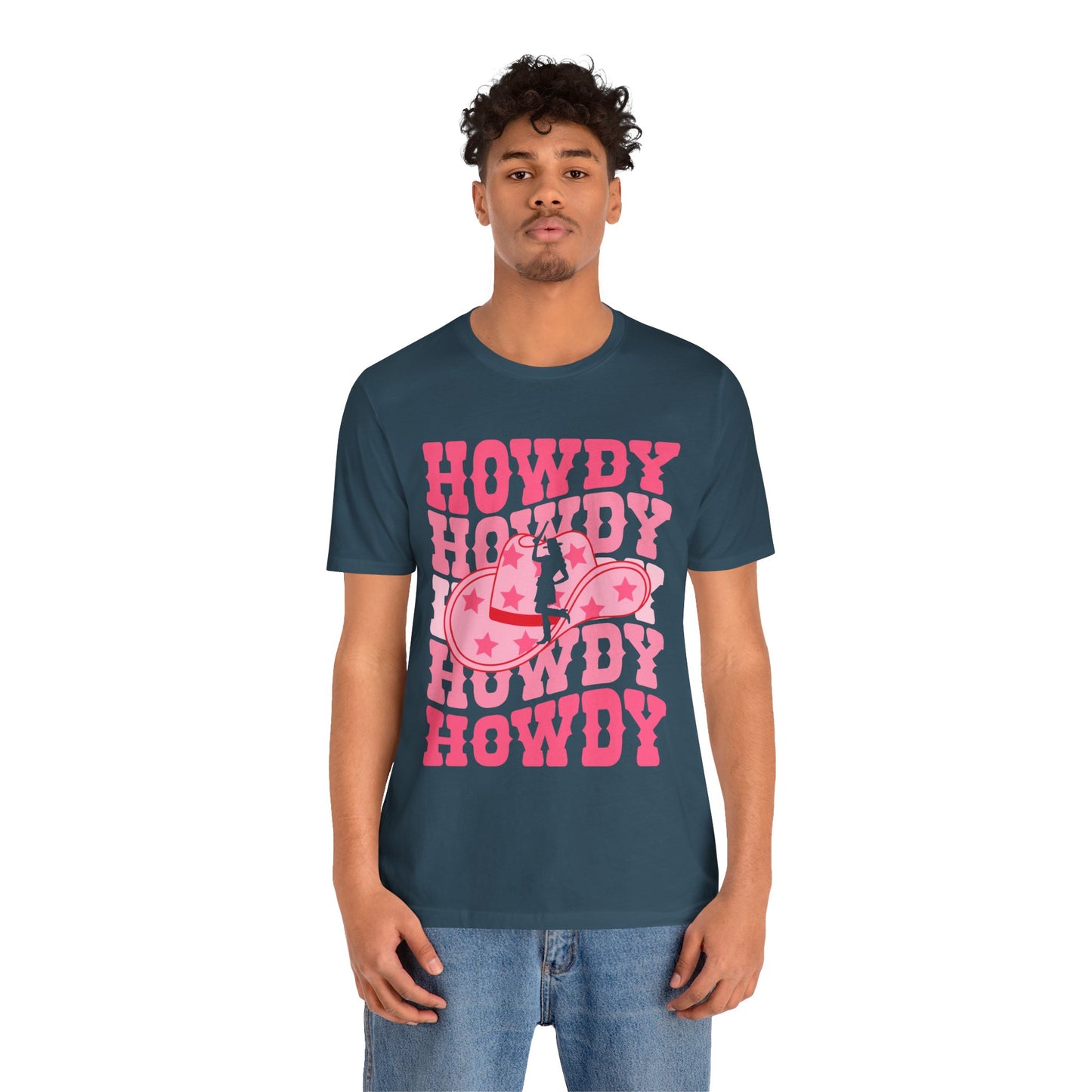 Howdy Pink Cowgirl Shirt – Disco Western Rodeo Country Girl Tee