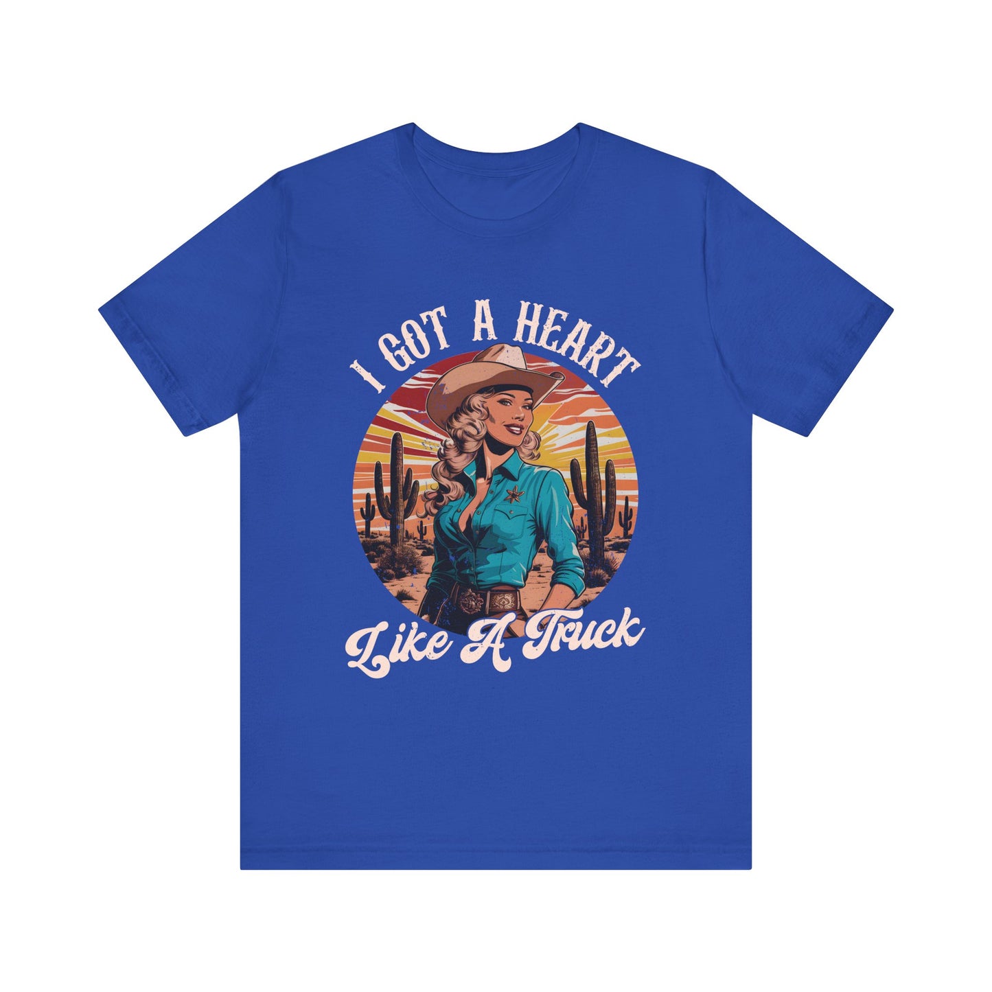 Heart Like A Truck Shirt – Christian Cowgirl Desert Western Rodeo Tee