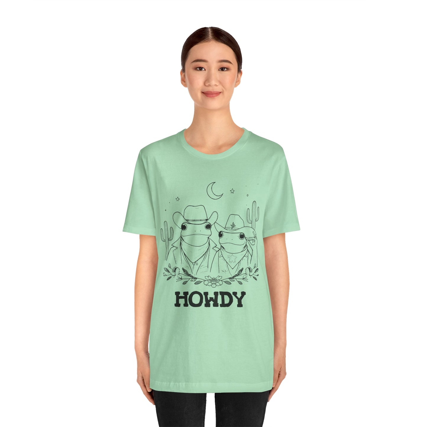 Howdy Frog Toad Couple Shirt – Cowboy Cowgirl Western Rodeo Cactus Tee