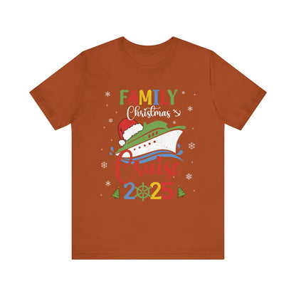 Family Christmas Cruise 2025 Shirt – Matching Cruisemas Family Vacation Tee, Holiday Boat Trip Outfit