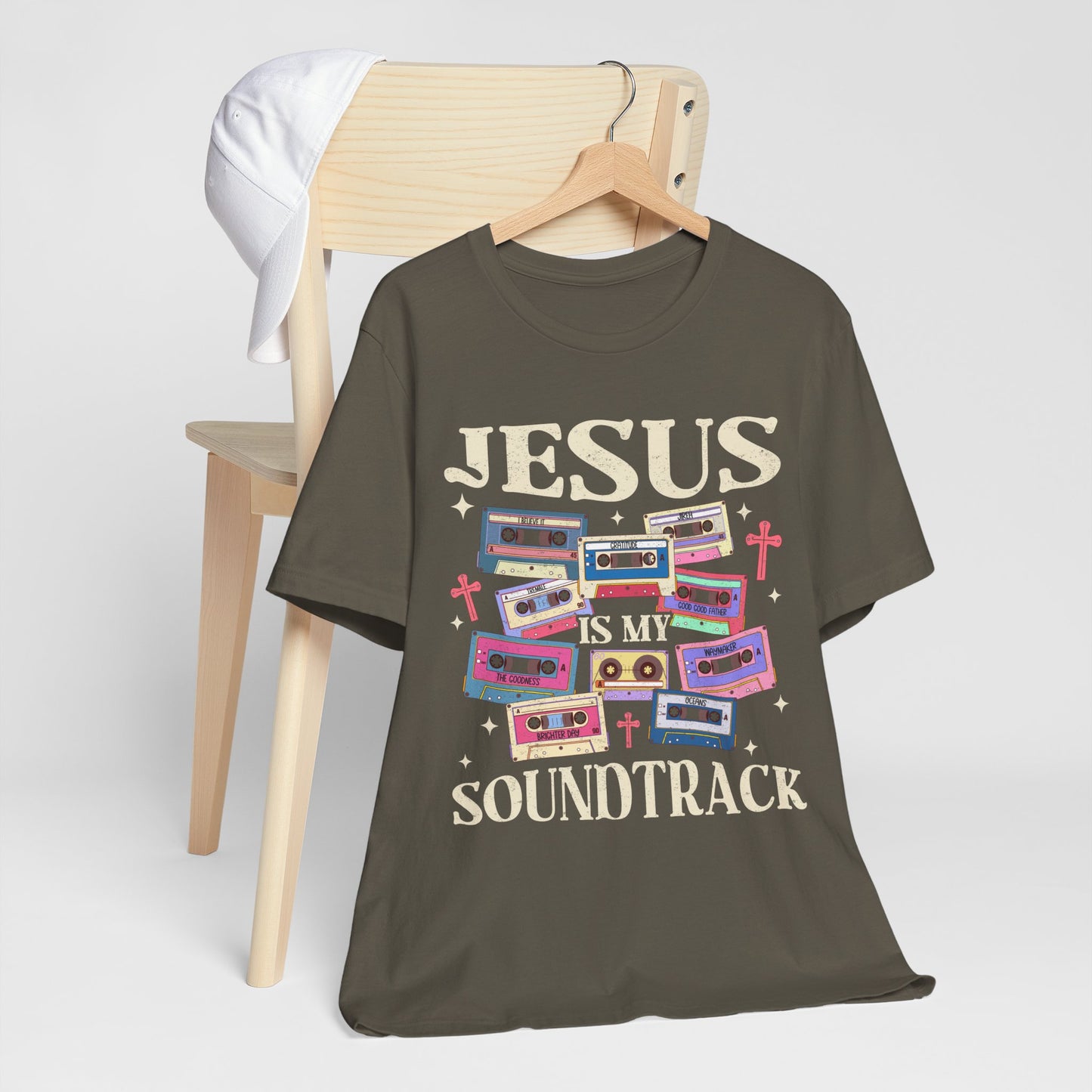 Jesus Is My Soundtrack Shirt – Christian Worship Music Faith Tee for Believers