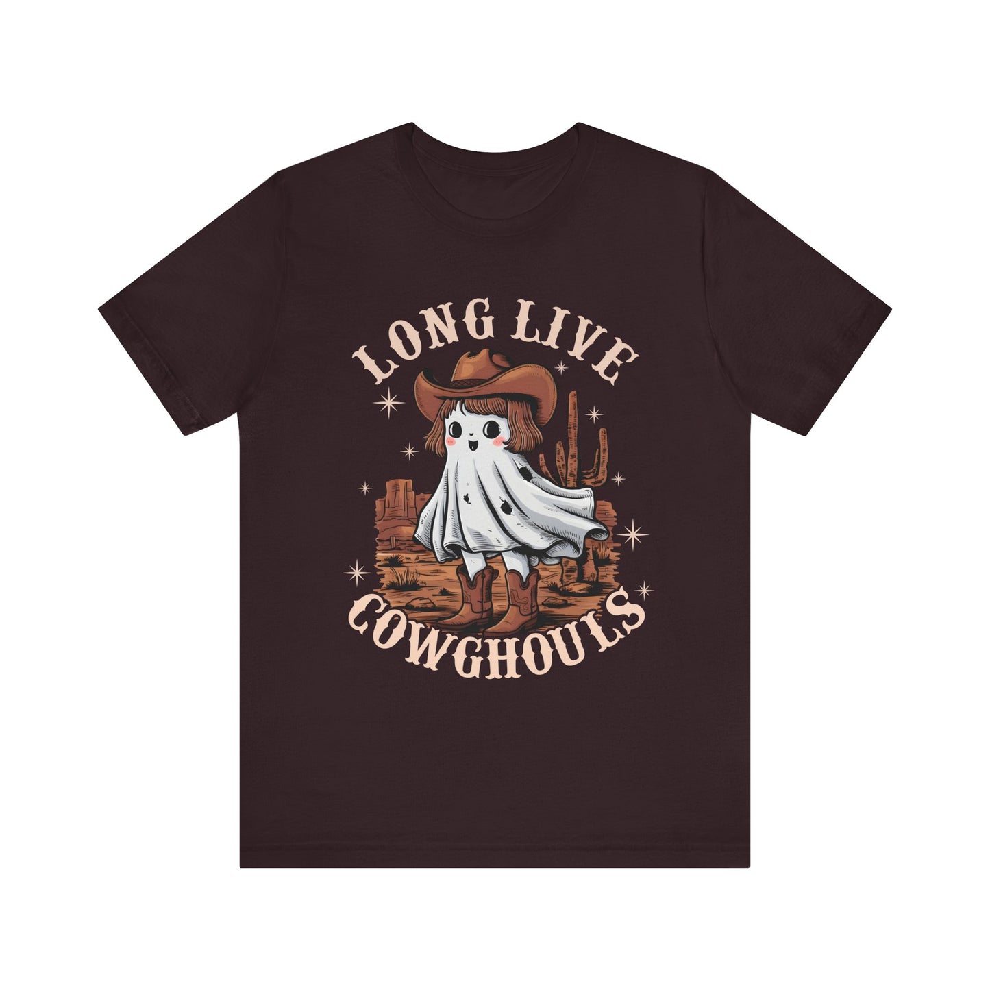 Long Live Cowghouls Shirt – Cute Western Ghost Cowgirl Halloween Tee