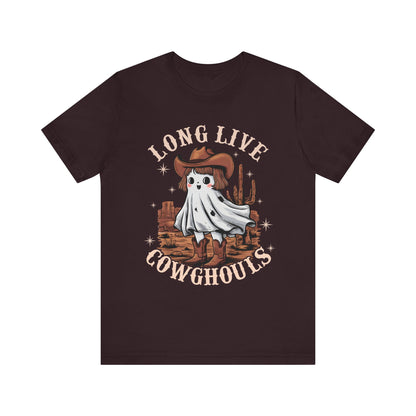 Long Live Cowghouls Shirt – Cute Western Ghost Cowgirl Halloween Tee