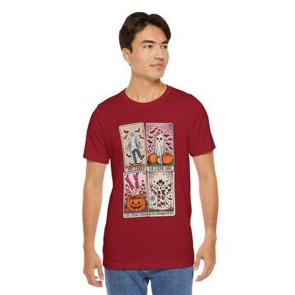 Halloween Tarot Card Ghost Shirt – The Creep, The Ghoul Girl, The Floaty Tee