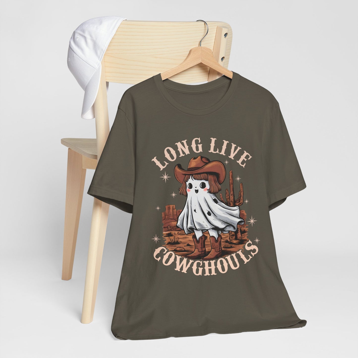 Long Live Cowghouls Shirt – Cute Western Ghost Cowgirl Halloween Tee