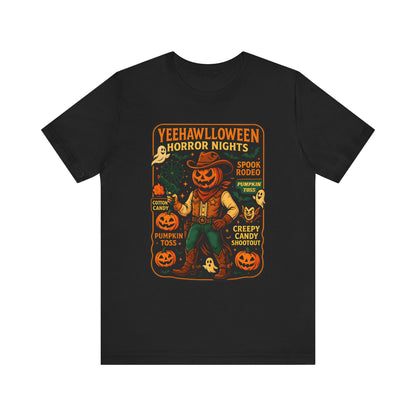 Yeehawlloween Shirt – Western Rodeo Halloween Carnival Cowgirl Cowboy Tee
