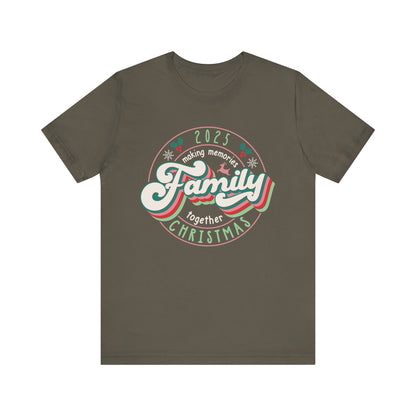 Retro Family Christmas 2025 Shirt – Vintage Matching Holiday Memories Tee