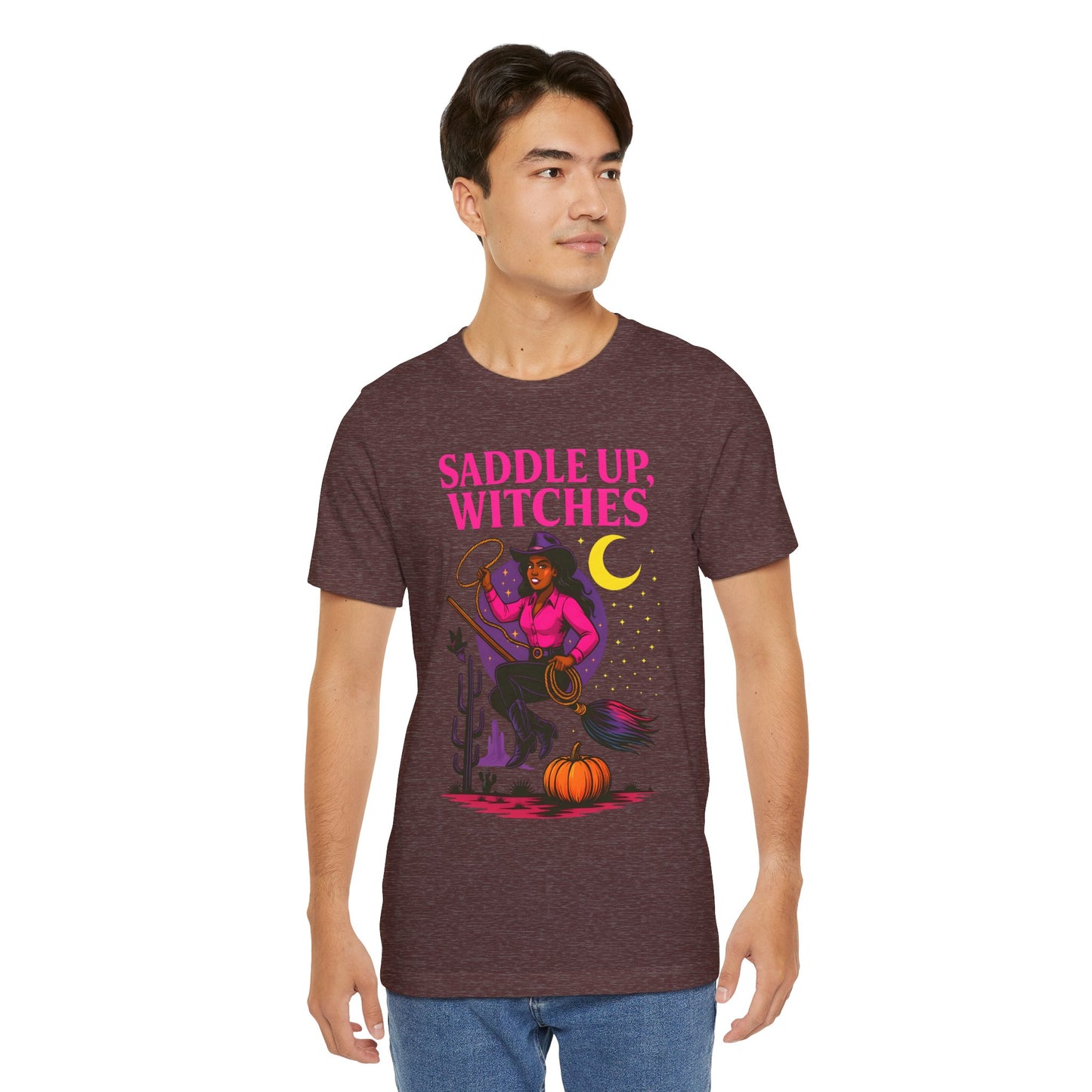 Saddle Up Witches Shirt – Black Cowgirl Western Halloween Tee