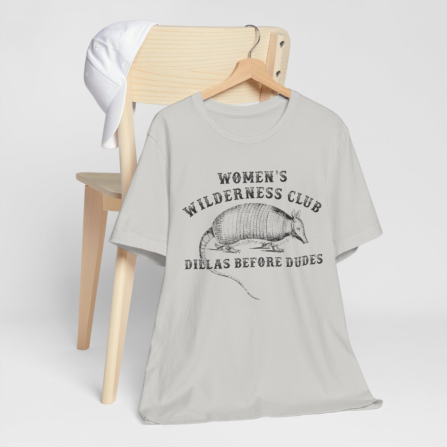 Women’s Wilderness Club Shirt – Dillas Before Dudes Western Armadillo Tee