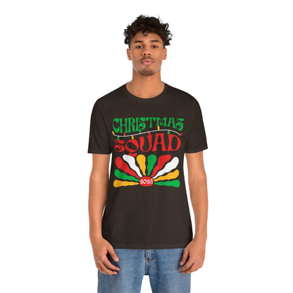 Christmas Squad 2025 Shirt – Retro Groovy Matching Holiday Group Tee