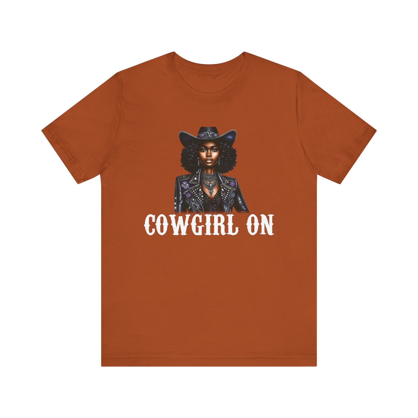 Cowgirl on Black Shirt – Howdy Southern Western Rodeo Texas Tee