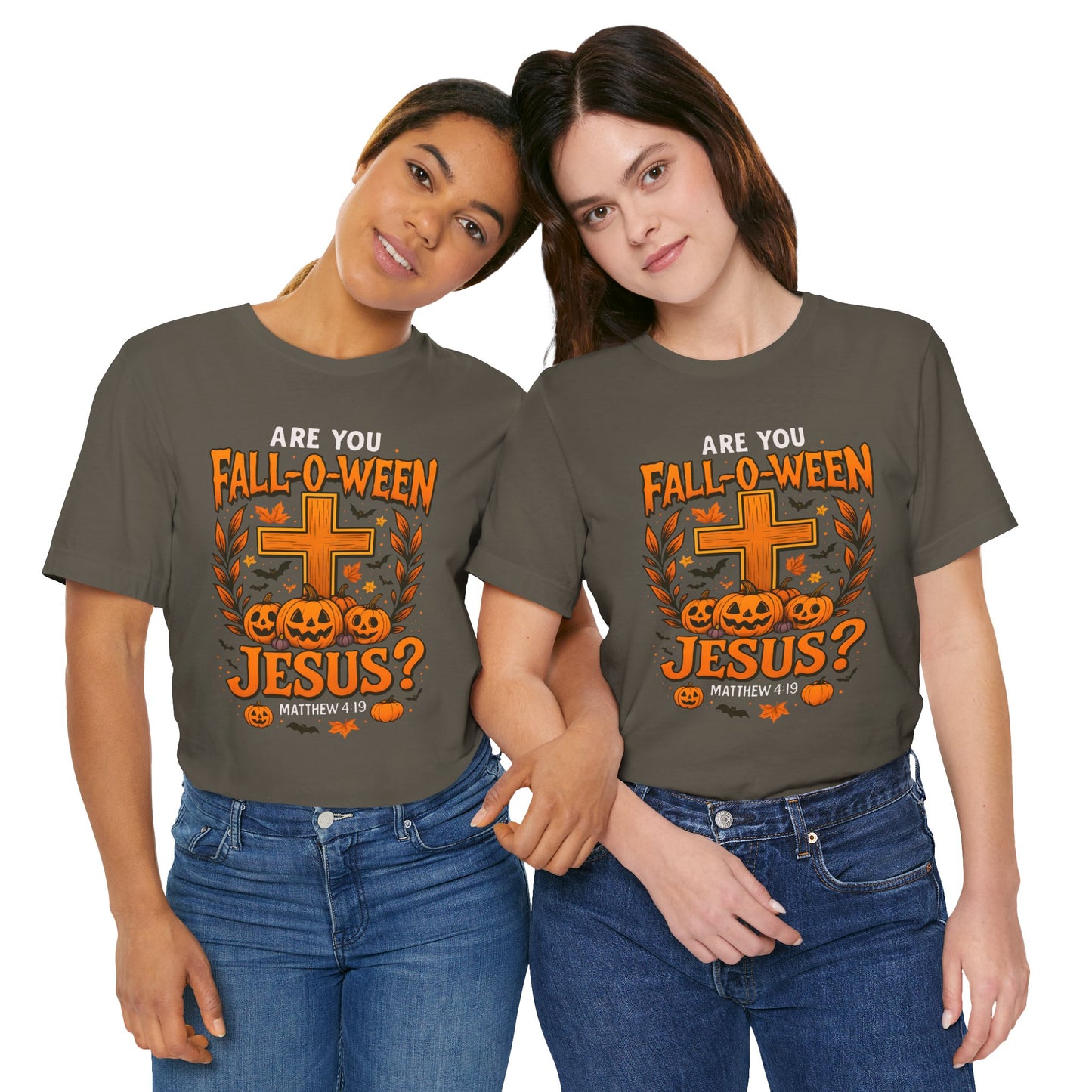 Are You Fall O Ween Shirt – Jesus Christian Pumpkin Cross Halloween Tee