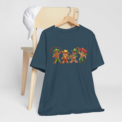 Gingerbread Cowboy Shirt – Funny Western Christmas Cookie Holiday Tee