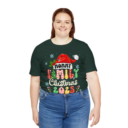 Mommy Family Christmas 2025 Shirt – Cute Matching Polka Dot Holiday Tee