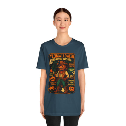 Yeehawlloween Shirt – Western Rodeo Halloween Carnival Cowgirl Cowboy Tee