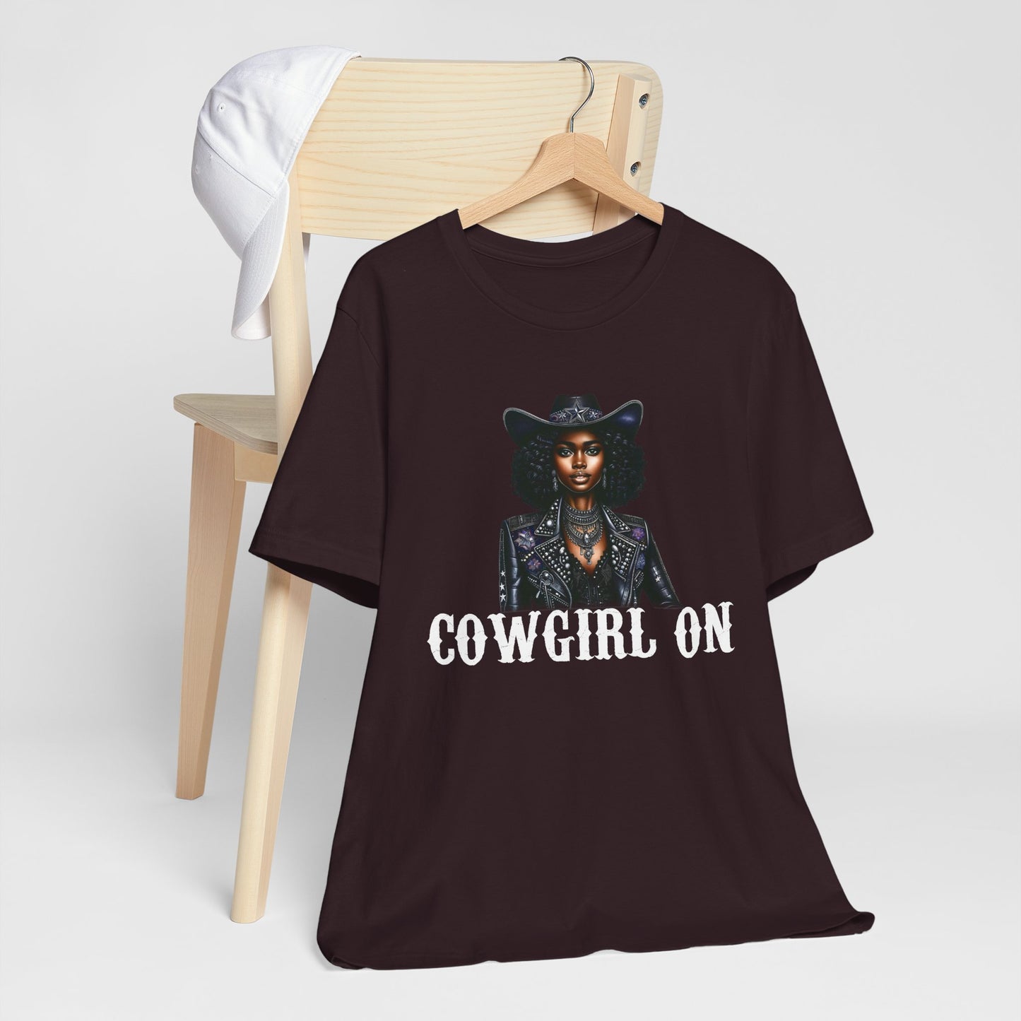 Cowgirl on Black Shirt – Howdy Southern Western Rodeo Texas Tee
