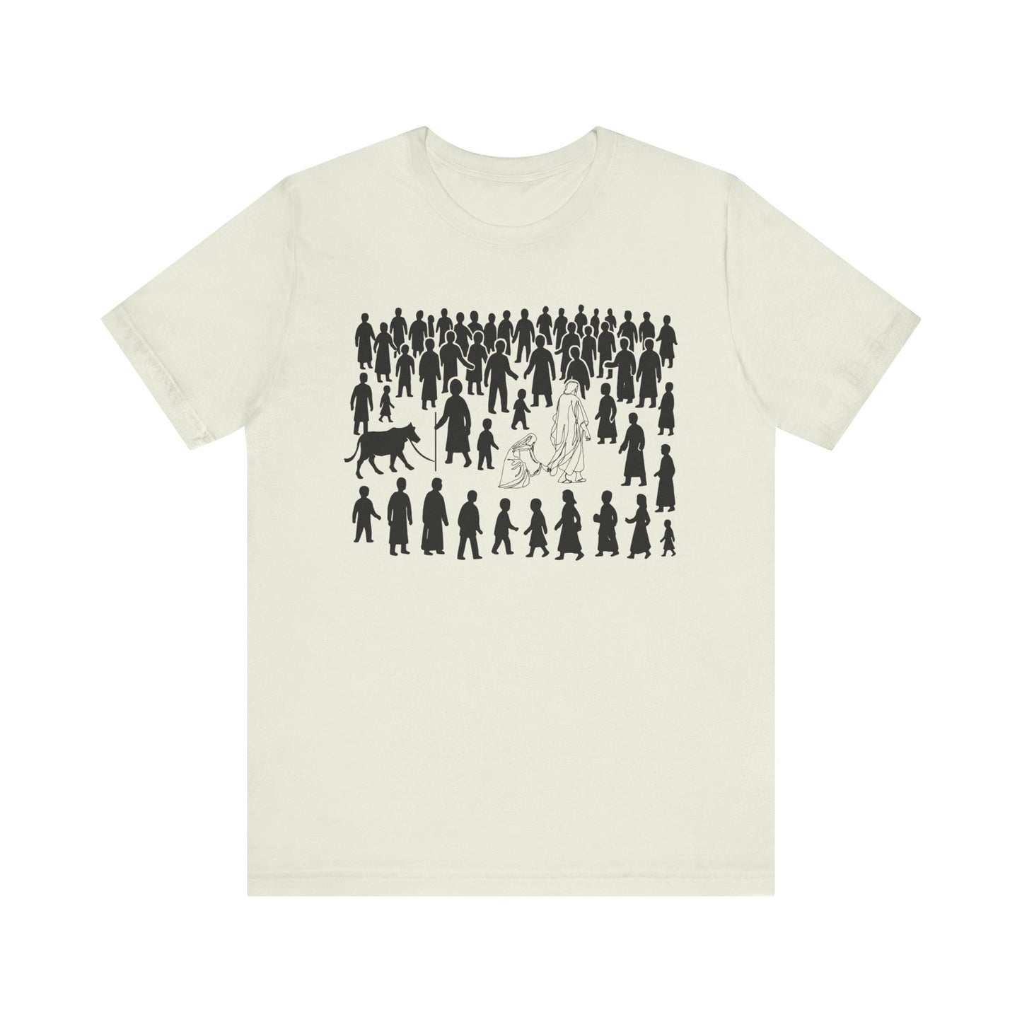 Jesus Pulling You from the Crowd Shirt – Christian Rescues Men Women Tee