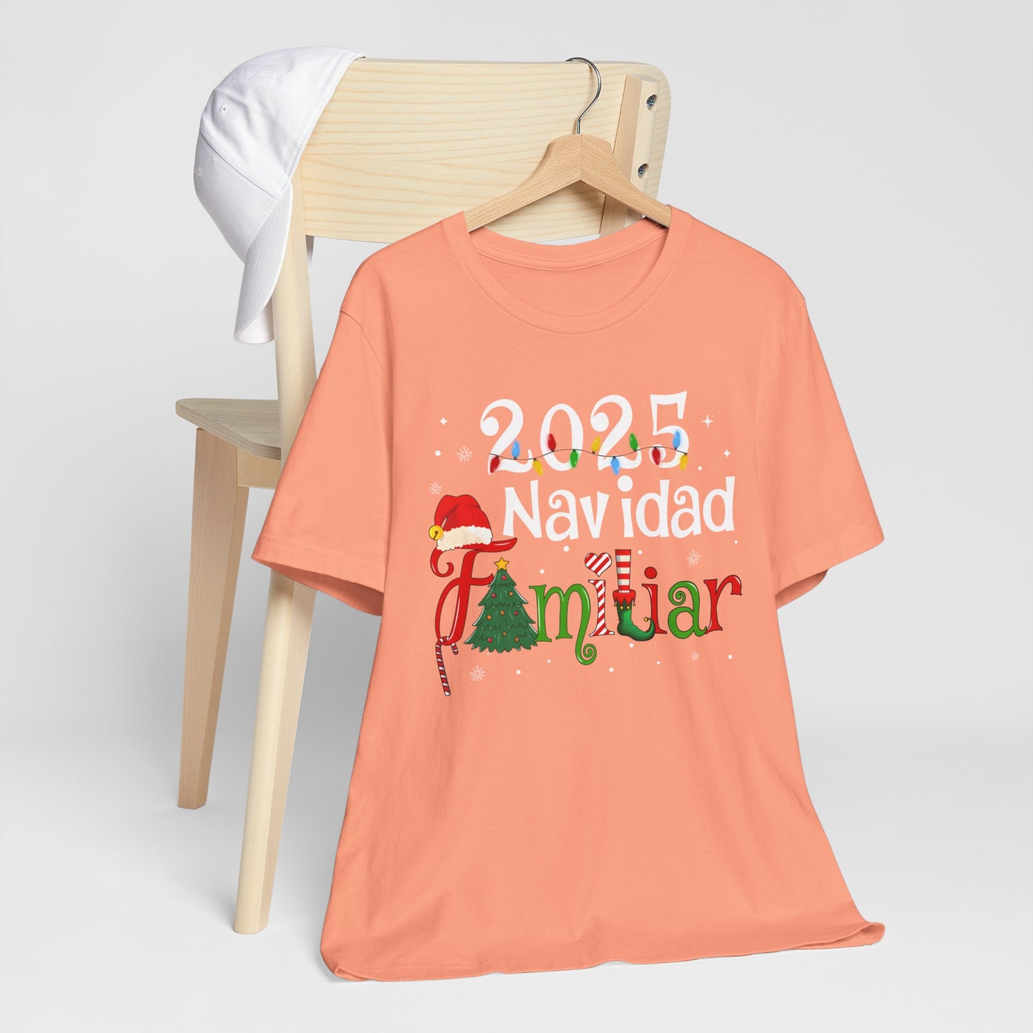 Navidad Familiar 2025 Shirt – Spanish Feliz Navidad Matching Holiday Tee