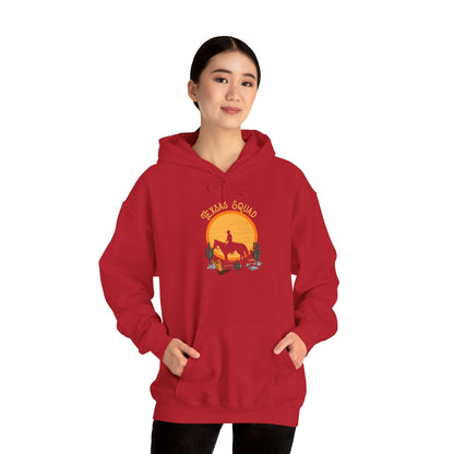 Texas Squad Cowboy Hoodie – Riding Horse Howdy Western Rodeo Pullover