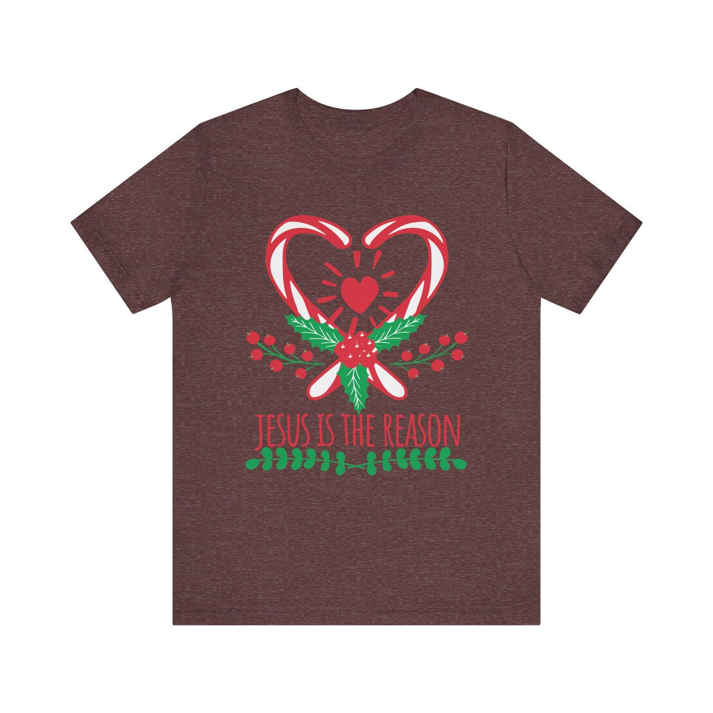 Candy Cane Jesus Shirt – Christian Christmas Pajama Tee, Cute Holiday Faith Top