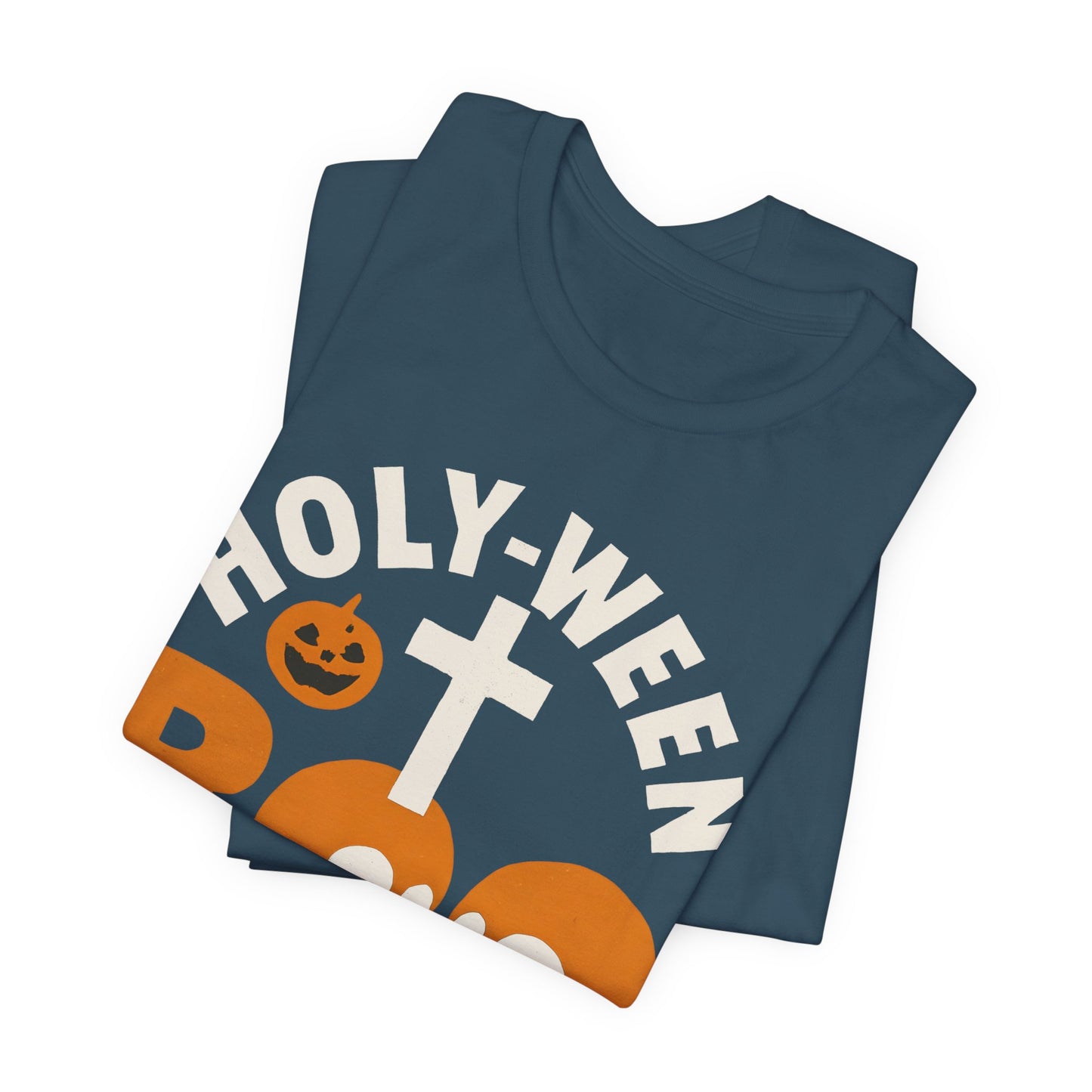 Holy Ween Boo Shirt – Christian Halloween Cross & Skull Faith Tee