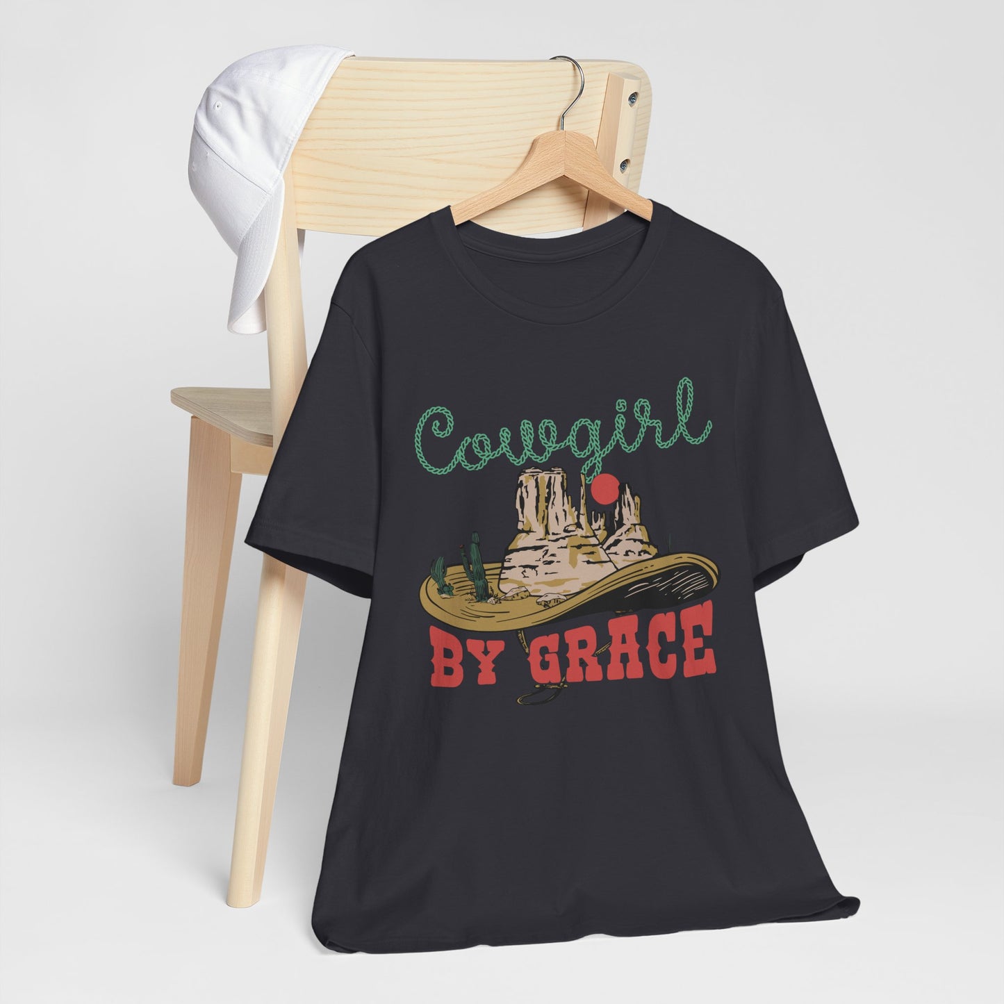 Cowgirl By Grace Shirt – Vintage Christian Western American Rodeo Tee