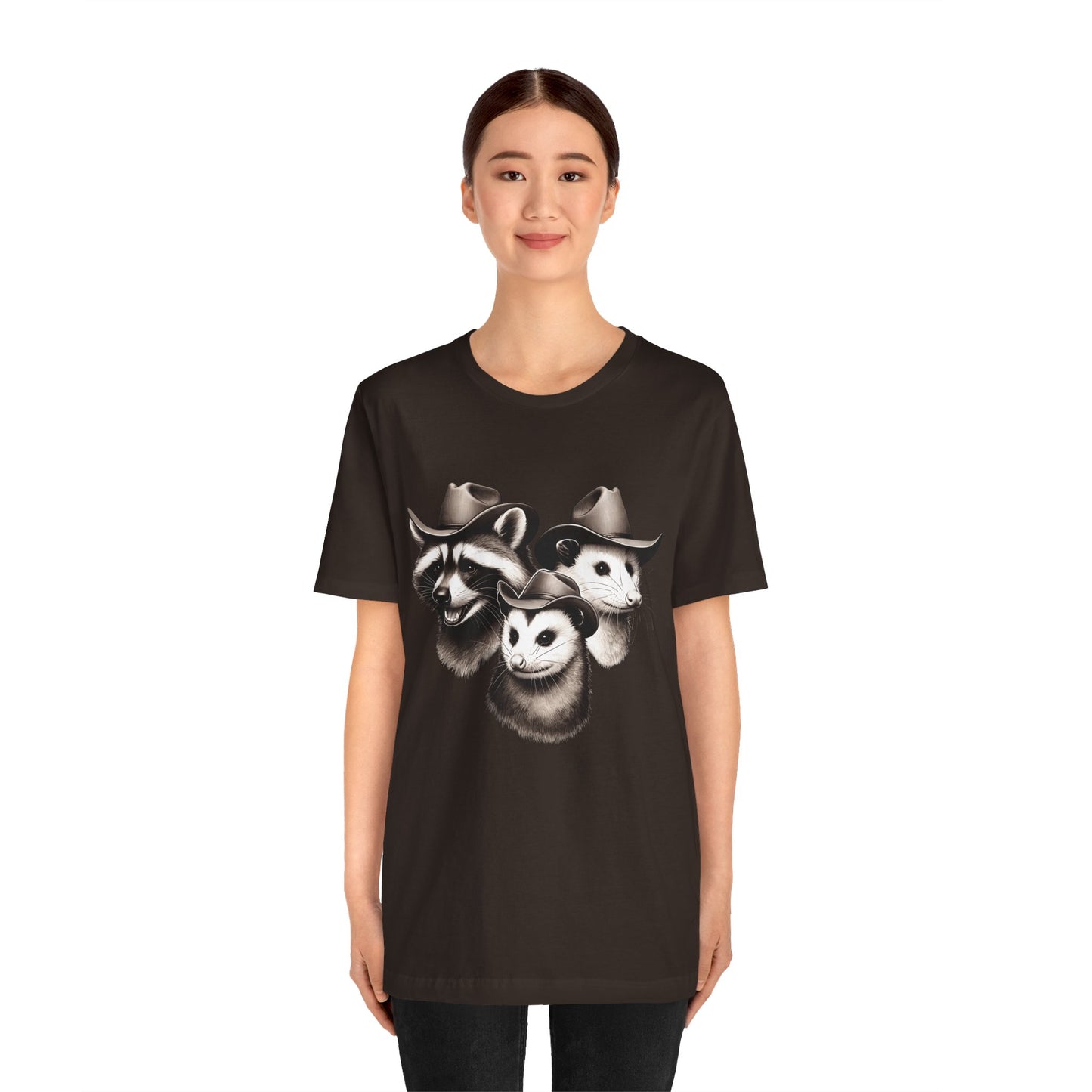 Cowboy Trash Trio Shirt – Opossum Raccoon Western Rodeo Funny Tee