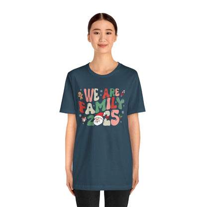 We Are Family 2025 Shirt – Santa & Christmas Tree Matching Family Holiday Tee