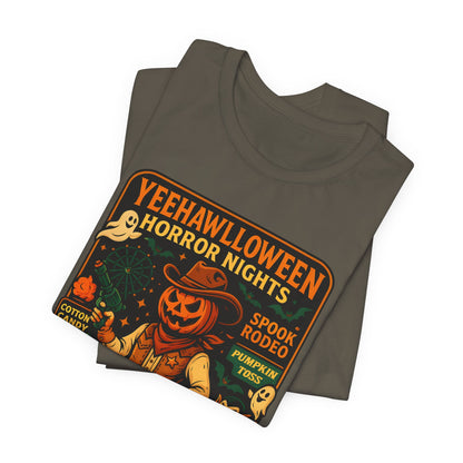 Yeehawlloween Shirt – Western Rodeo Halloween Carnival Cowgirl Cowboy Tee