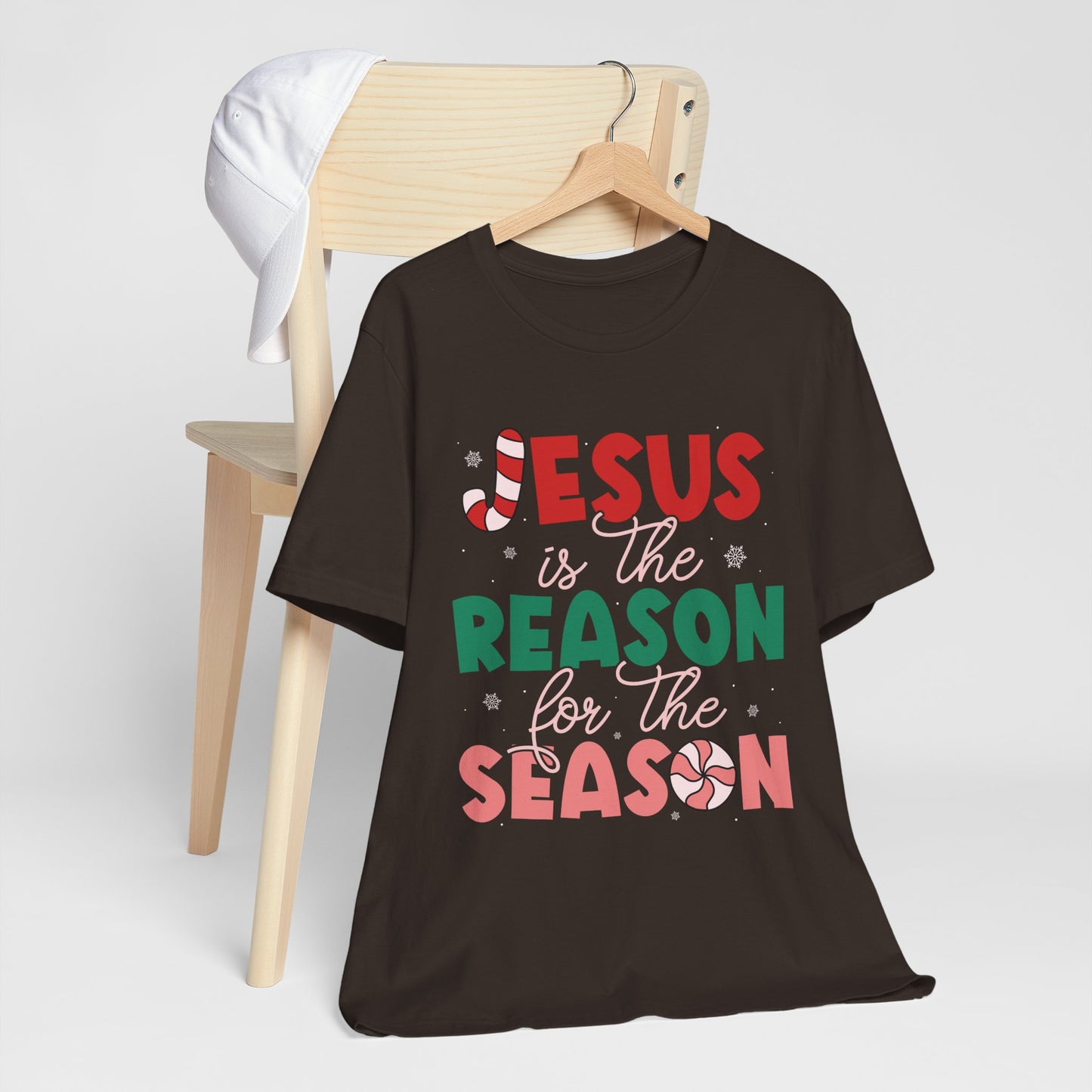 Retro Christmas Jesus Shirt – Christian “Reason for the Season” Faith Holiday Tee