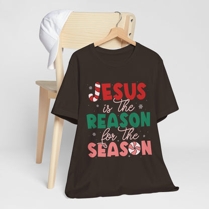 Retro Christmas Jesus Shirt – Christian “Reason for the Season” Faith Holiday Tee