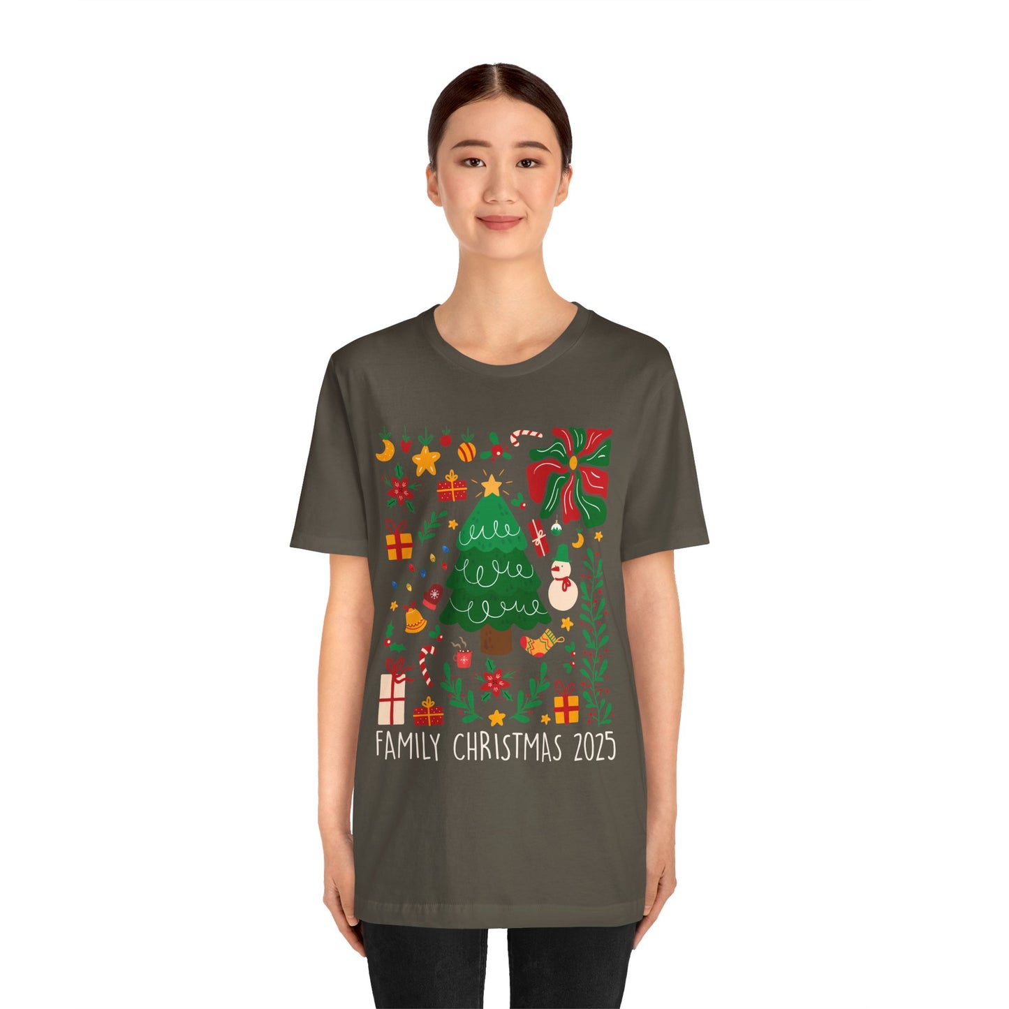 Family Christmas 2025 Shirt – Vintage Boho Holiday Family Group Shirt
