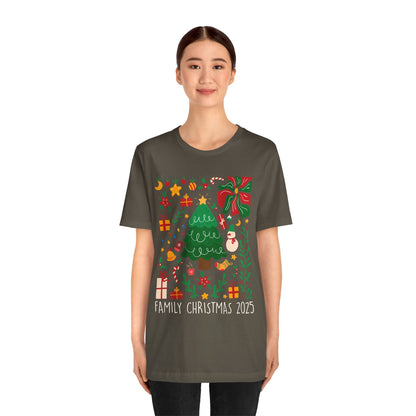 Family Christmas 2025 Shirt – Vintage Boho Holiday Family Group Shirt