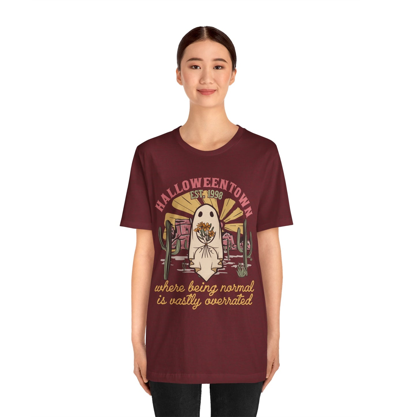 Halloweentown Est. 1998 Shirt – Retro Western Ghost Pumpkin Rodeo Tee