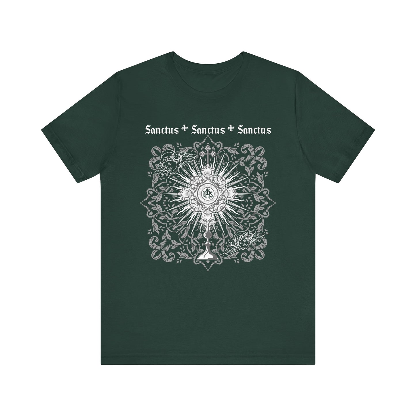 Sanctus Eucharist Shirt – Catholic Traditional Latin Mass Jesus Tee