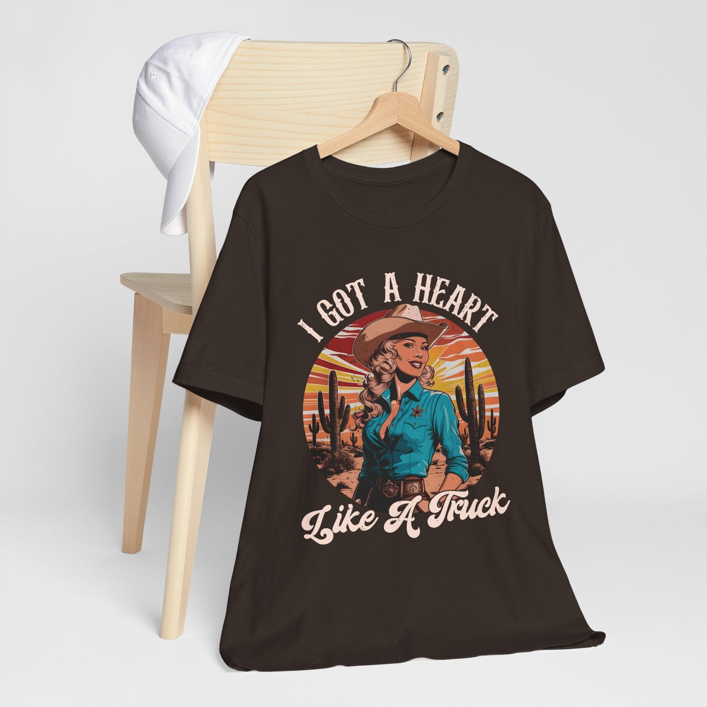 Heart Like A Truck Shirt – Christian Cowgirl Desert Western Rodeo Tee