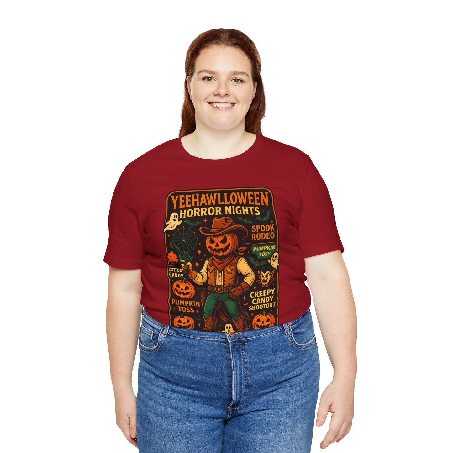 Yeehawlloween Shirt – Western Rodeo Halloween Carnival Cowgirl Cowboy Tee