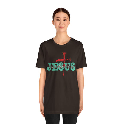 The Way The Truth The Life Shirt – Christian John 14:6 Cross Nails Scripture Tee