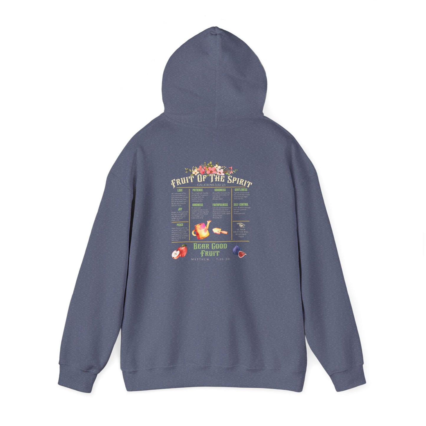 Fruit of the Spirit Hoodie – Christian Bible Verse Jesus Prayer Pullover