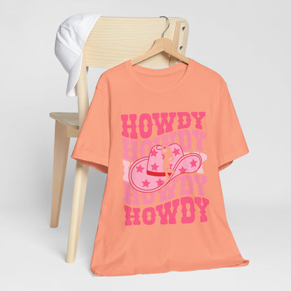 Howdy Pink Cowgirl Shirt – Disco Western Rodeo Country Girl Tee