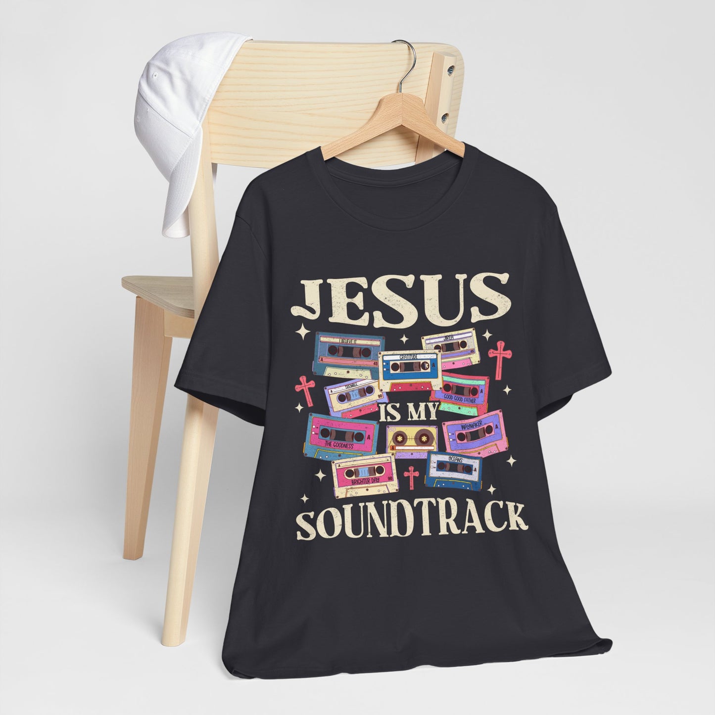 Jesus Is My Soundtrack Shirt – Christian Worship Music Faith Tee for Believers