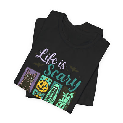 Life Is Scary Without Jesus Shirt – Christian Retro Halloween Faith Tee