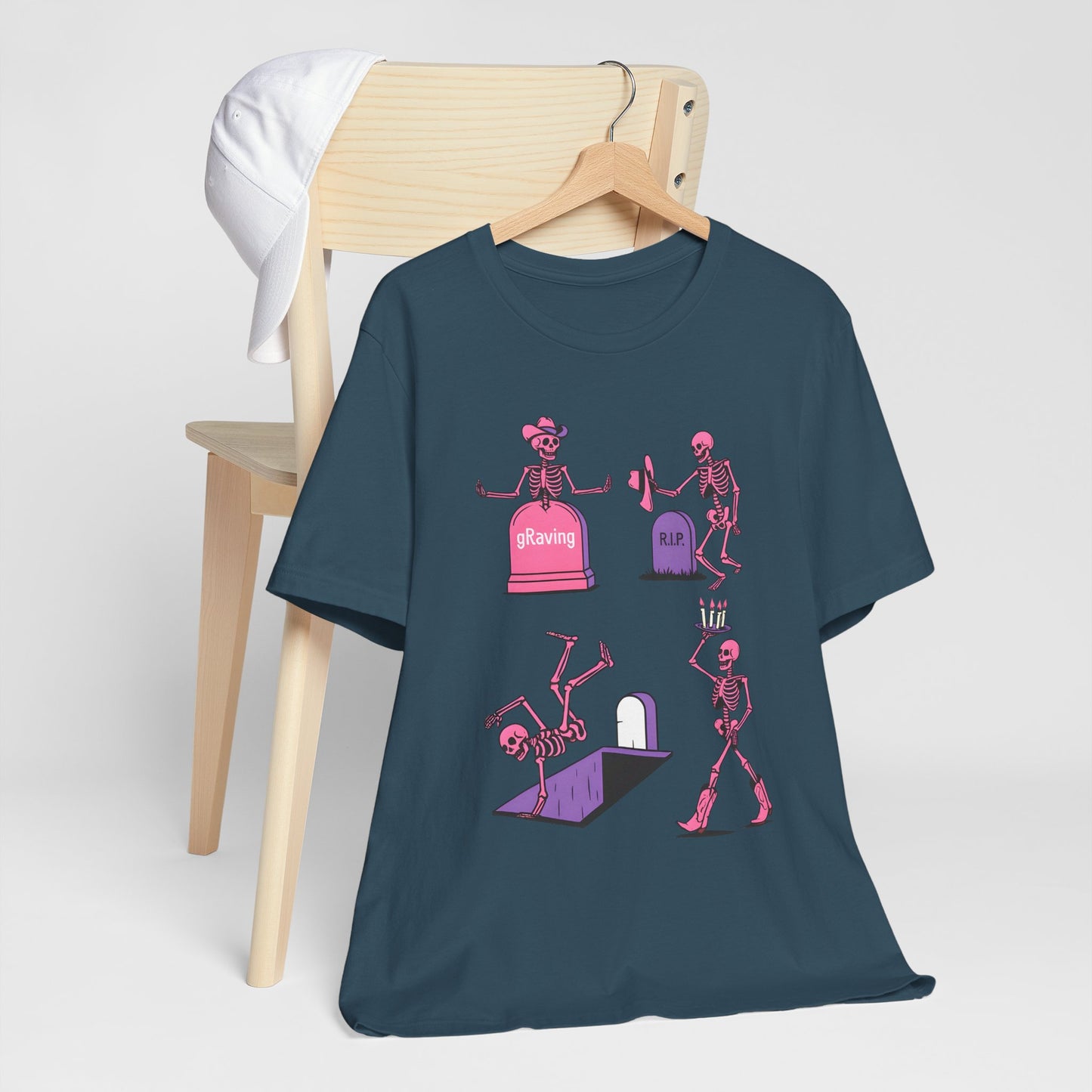 Graving Skeleton Cowgirl Shirt – Funny Western Halloween Rodeo Tee
