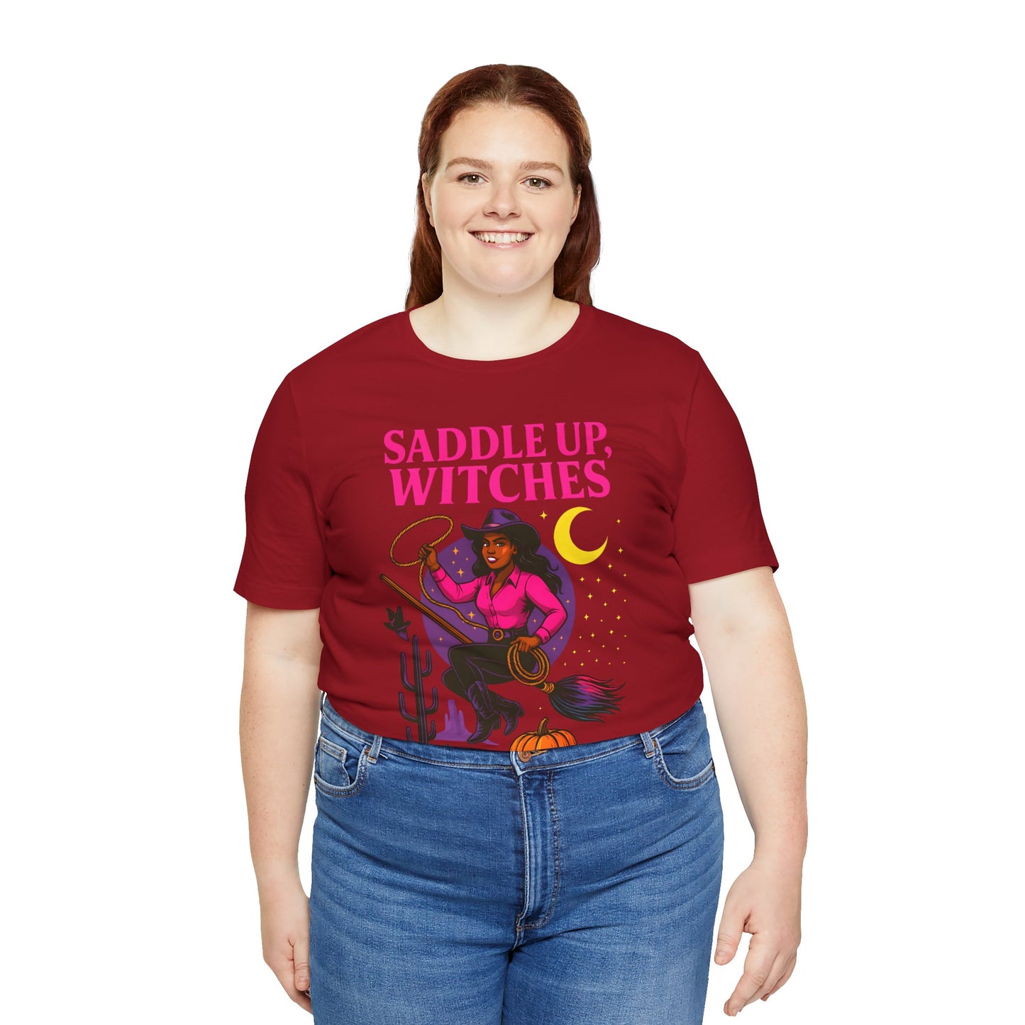 Saddle Up Witches Shirt – Black Cowgirl Western Halloween Tee