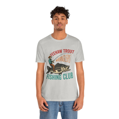 Yeehaw Trout Wranglers Shirt – Funny Cowboy Fishing Club Western Tee